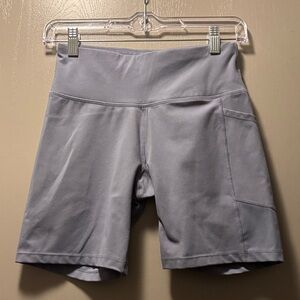 DKNY Blue Biker Shorts